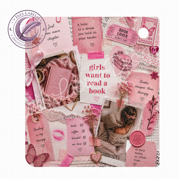 Kobo Libra Colour Inlay | "Girls" | Digitaler Download | Printable Insert for Clear Case