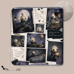 Kobo Libra Colour Inlay | "Whimsical" | Digitaler Download | Printable Insert for Clear Case