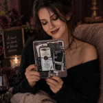 Kobo Libra Colour Inlay | "Dark Romance 1" | Digitaler Download | Printable Insert for Clear Case
