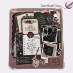 Kobo Libra Colour Inlay | "Dark Romance 1" | Digitaler Download | Printable Insert for Clear Case