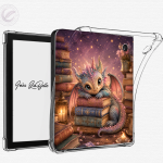 Kobo Libra Colour Inlay | "Buchdrachen" | Digitaler Download | Printable Insert for Clear Case (2)
