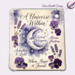 Kobo Libra Colour Inlay | "A universe" | Digitaler Download | Printable Insert for Clear Case