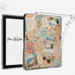 Kobo Libra Colour Inlay | "Urlaub am Meer" | Digitaler Download | Printable Insert for Clear Case